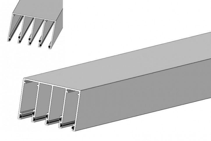 Glas Schiebetüre Schienen