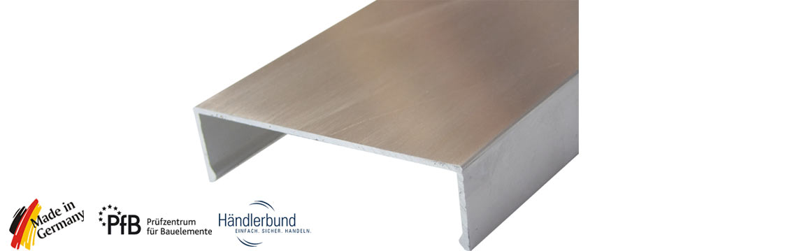 Deckprofil Alu blank Deckprofil Alu blank